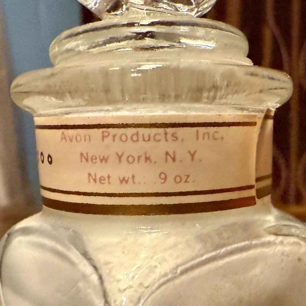 NEW! Vintage 1961 AVON 75th Anniversary Lavender Sachet Powder Jar BOX‎ 1886